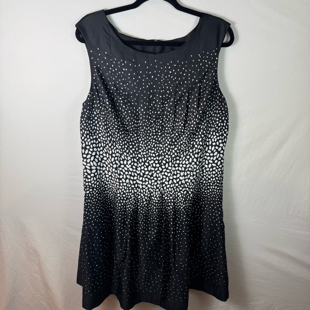 Ann Taylor Black and White Dress Women’s Size 14